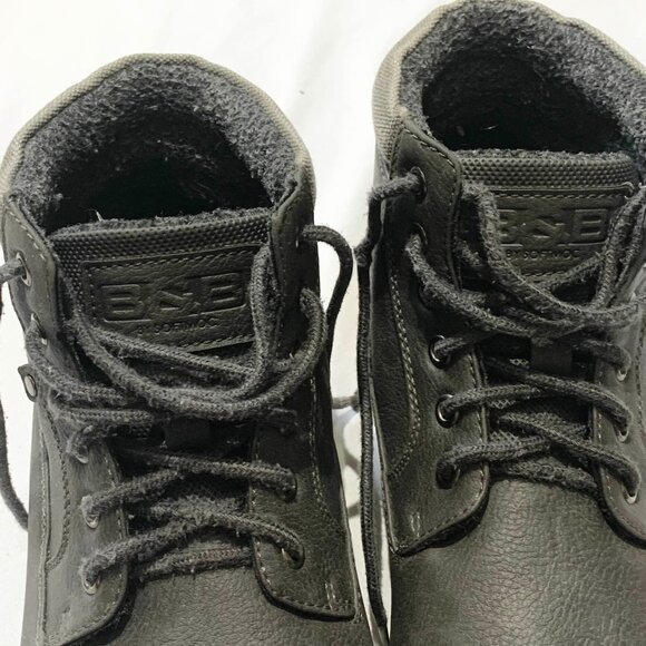 B&B Softmoc Men's Size 9 Gray Boots High Top Lace Up Shoes Faux Leather - Picture 8 of 8